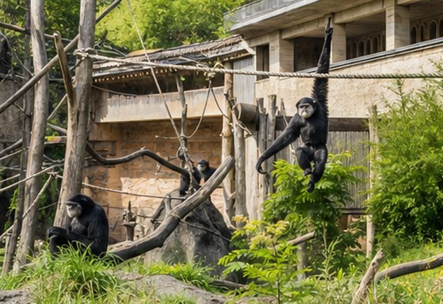 Hábitat de primates de Pongoland